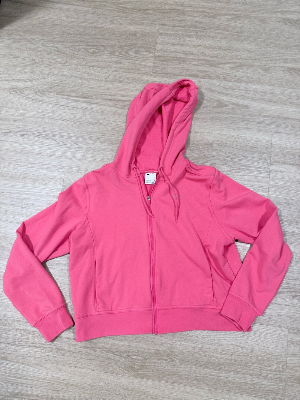 Nike Pink Zip-Up Hoodie